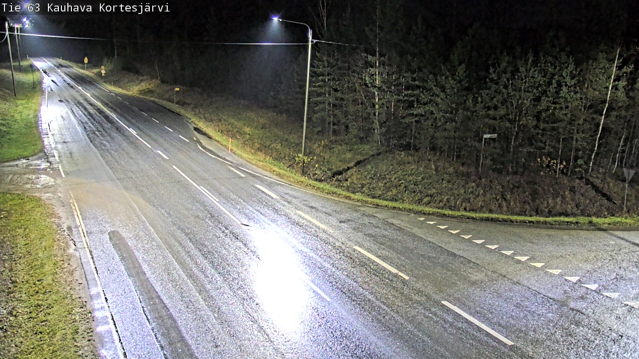 Weather Camera Image Road 63 Kauhava Kortesjärvi, Kauhava, Etelä-Pohjanmaa