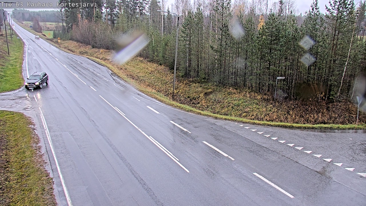 Weather Camera Image Road 63 Kauhava Kortesjärvi, Kauhava, Etelä-Pohjanmaa