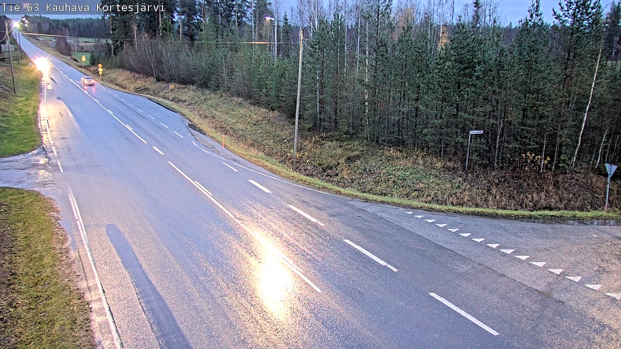 Weather Camera Image Road 63 Kauhava Kortesjärvi, Kauhava, Etelä-Pohjanmaa