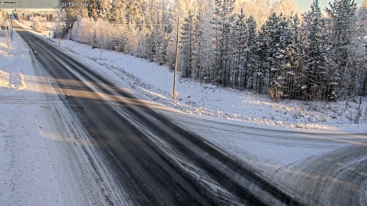 Weather Camera Image Road 63 Kauhava Kortesjärvi, Kauhava, Etelä-Pohjanmaa