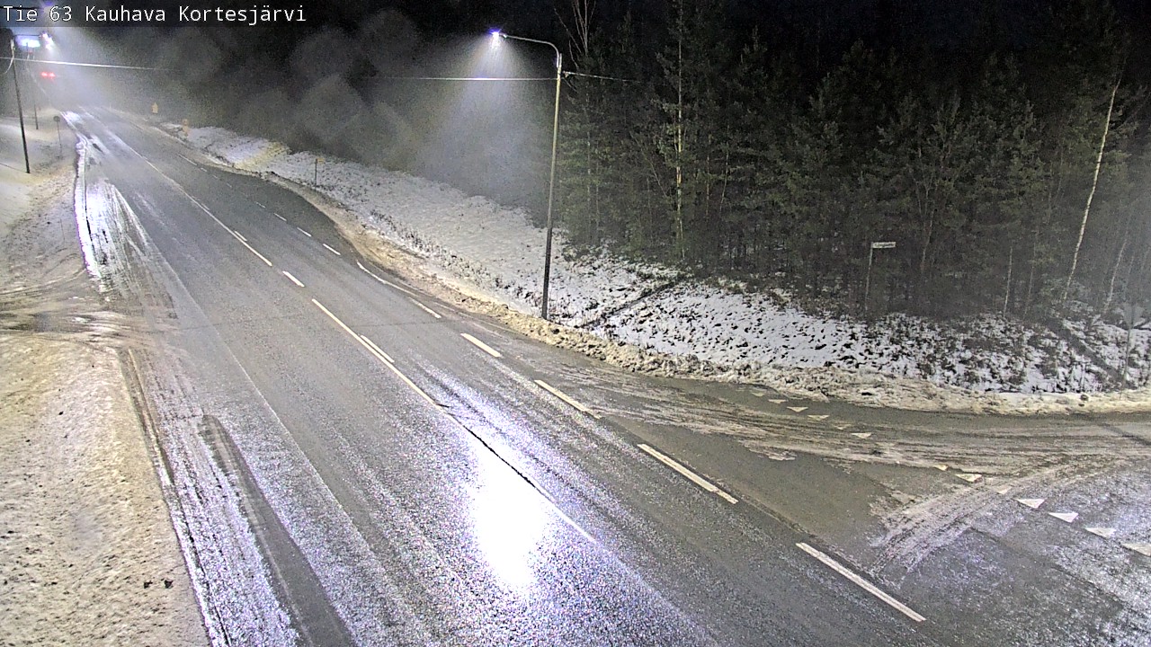Weather Camera Image Road 63 Kauhava Kortesjärvi, Kauhava, Etelä-Pohjanmaa