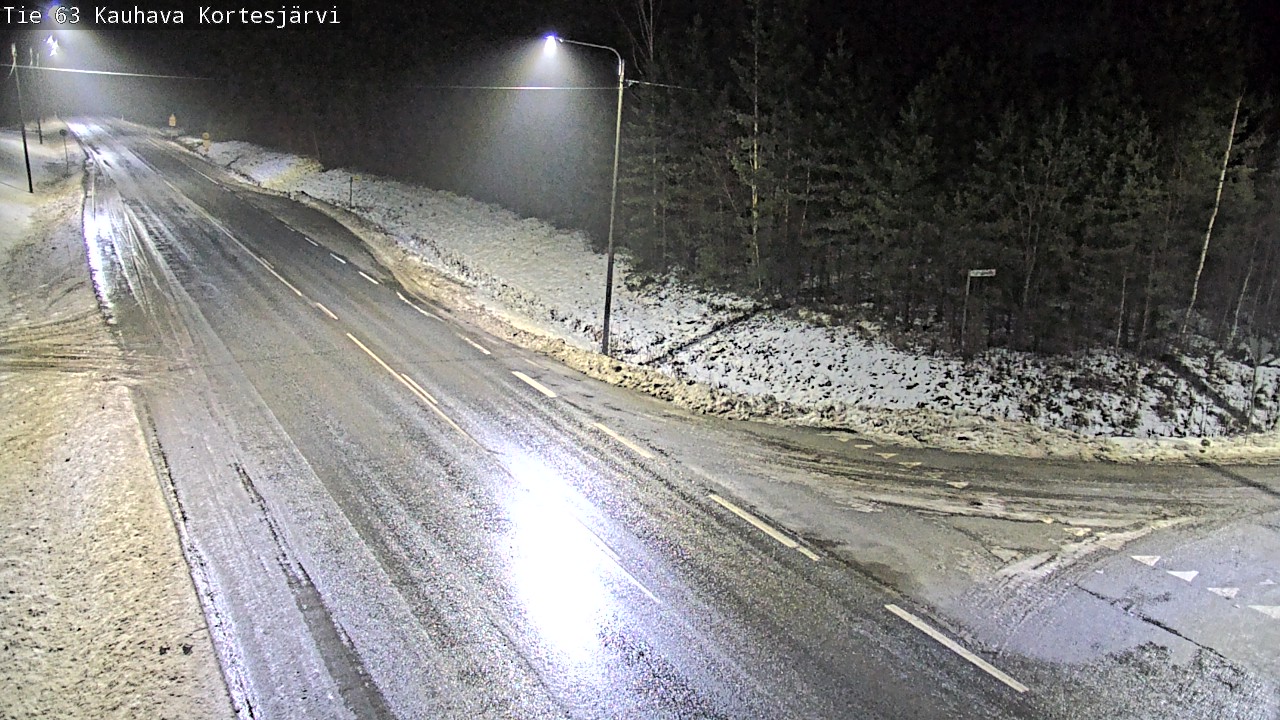 Weather Camera Image Road 63 Kauhava Kortesjärvi, Kauhava, Etelä-Pohjanmaa