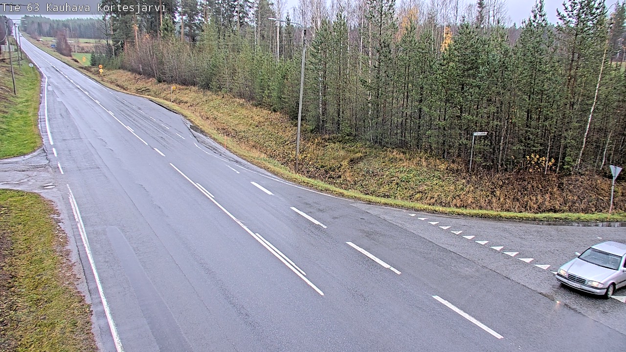 Weather Camera Image Road 63 Kauhava Kortesjärvi, Kauhava, Etelä-Pohjanmaa