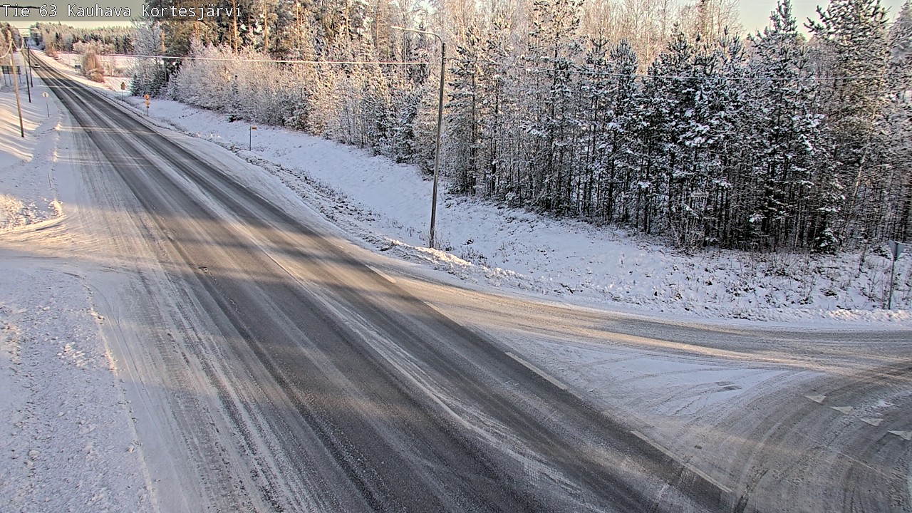 Weather Camera Image Väg 63 Kauhava Kortesjärvi, Kauhava, Etelä-Pohjanmaa