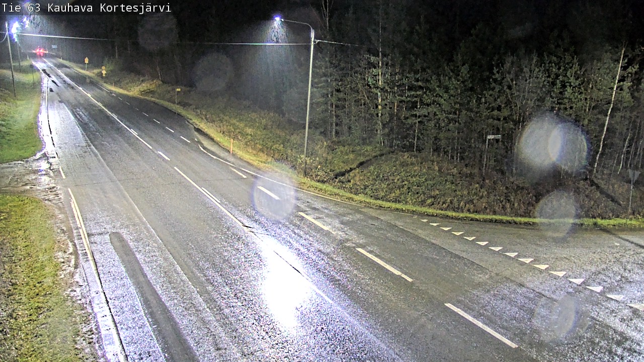 Weather Camera Image Road 63 Kauhava Kortesjärvi, Kauhava, Etelä-Pohjanmaa