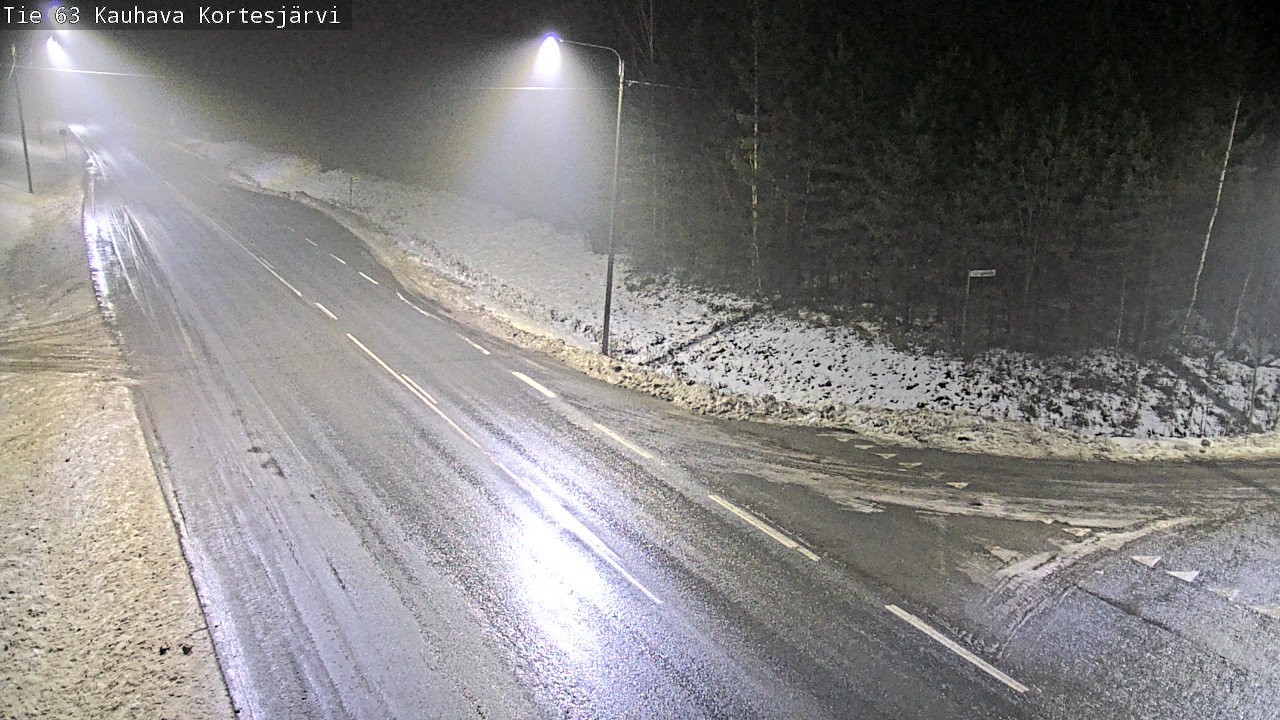 Weather Camera Image Road 63 Kauhava Kortesjärvi, Kauhava, Etelä-Pohjanmaa
