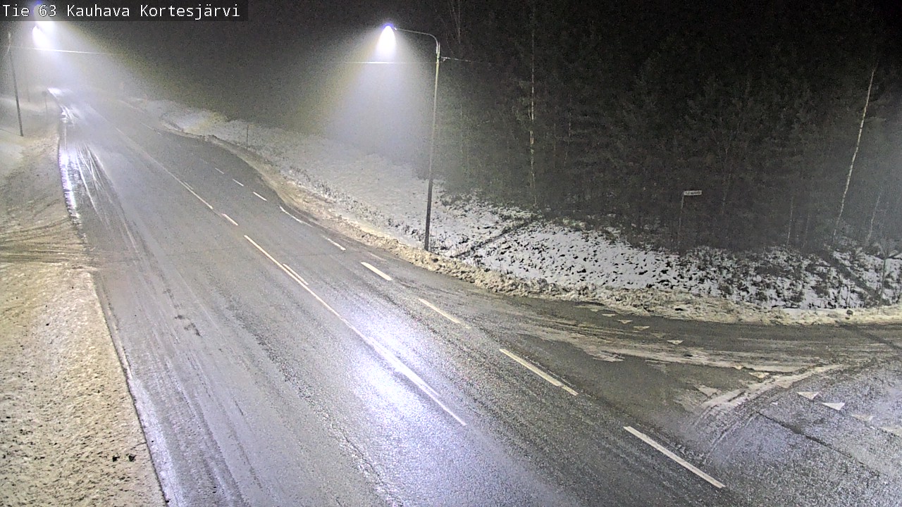 Weather Camera Image Road 63 Kauhava Kortesjärvi, Kauhava, Etelä-Pohjanmaa