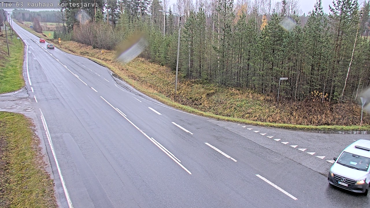 Weather Camera Image Road 63 Kauhava Kortesjärvi, Kauhava, Etelä-Pohjanmaa