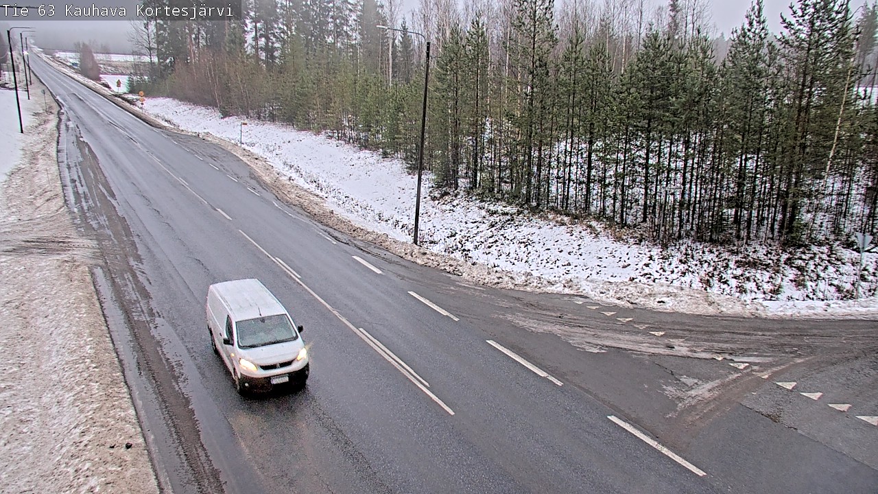 Weather Camera Image Road 63 Kauhava Kortesjärvi, Kauhava, Etelä-Pohjanmaa