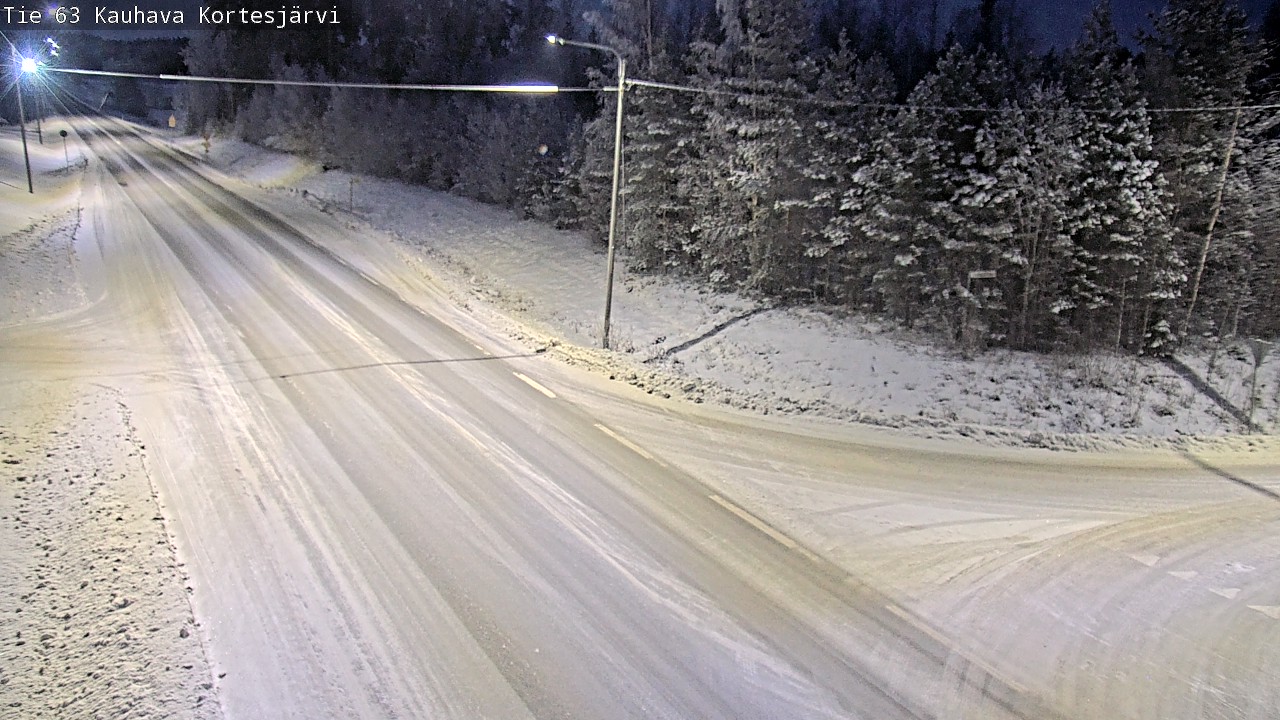 Weather Camera Image Väg 63 Kauhava Kortesjärvi, Kauhava, Etelä-Pohjanmaa