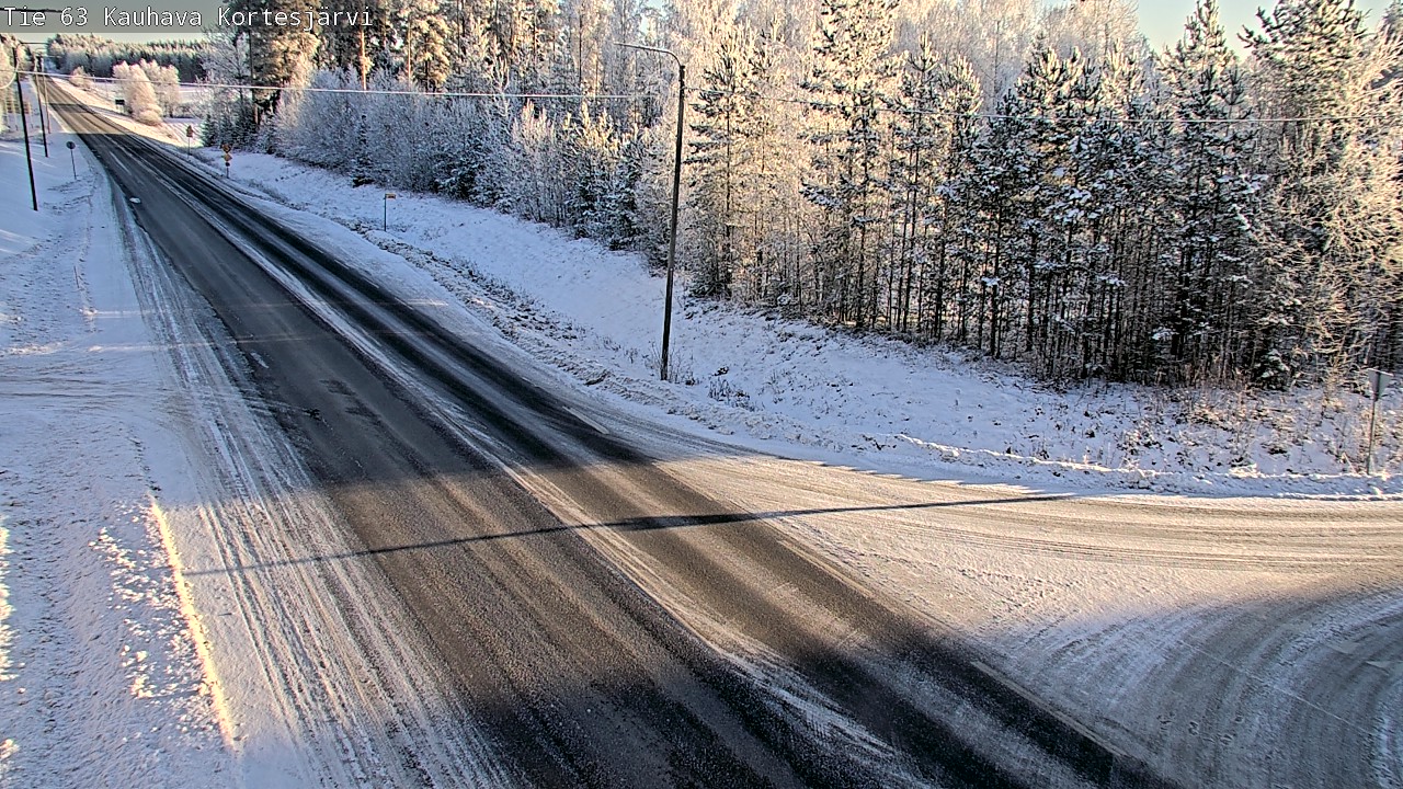 Weather Camera Image Road 63 Kauhava Kortesjärvi, Kauhava, Etelä-Pohjanmaa