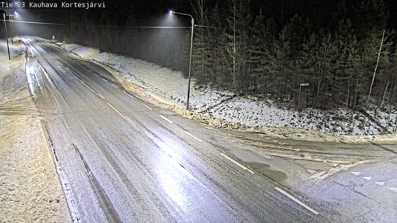 Weather Camera Image Road 63 Kauhava Kortesjärvi, Kauhava, Etelä-Pohjanmaa