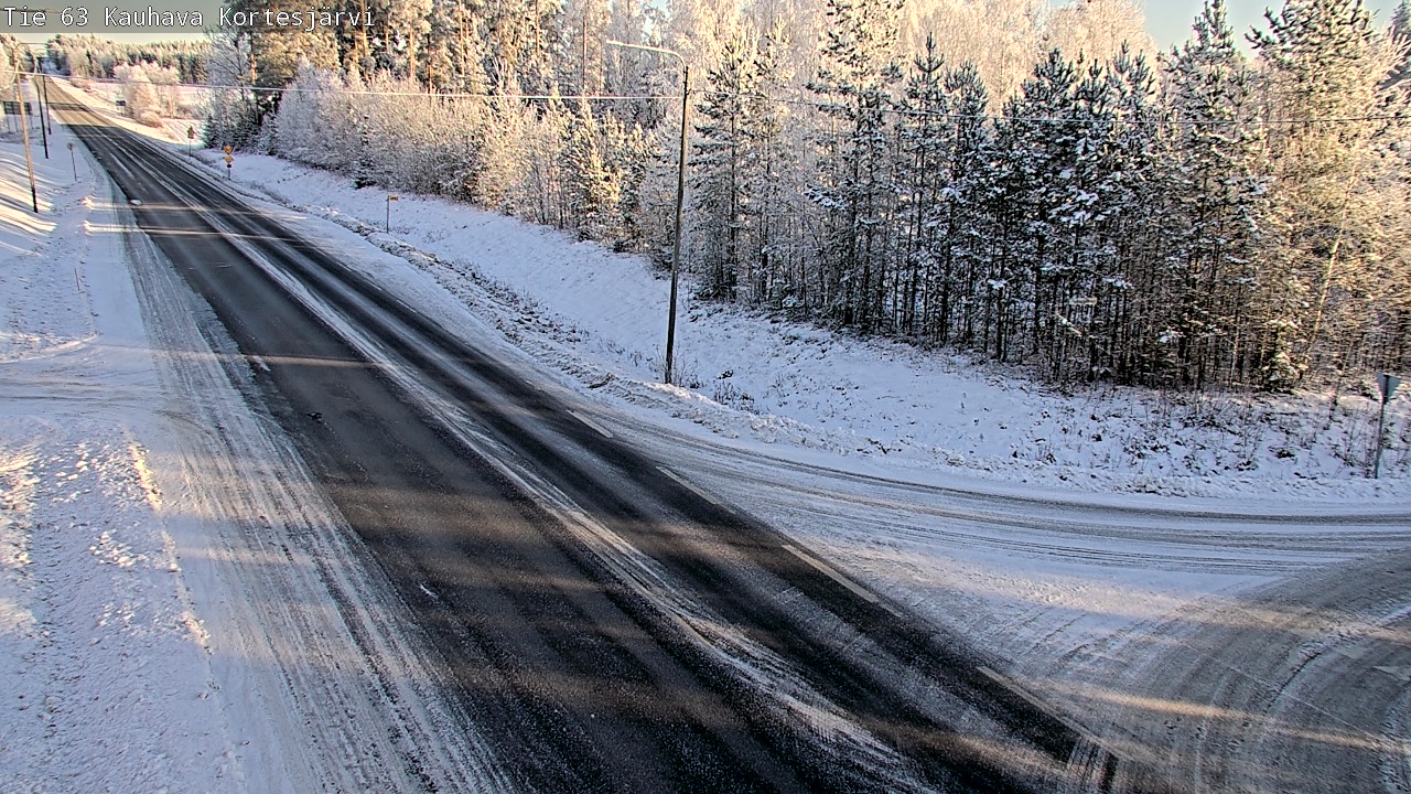 Weather Camera Image Road 63 Kauhava Kortesjärvi, Kauhava, Etelä-Pohjanmaa