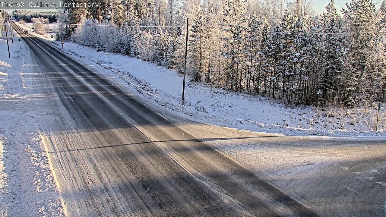 Weather Camera Image Väg 63 Kauhava Kortesjärvi, Kauhava, Etelä-Pohjanmaa
