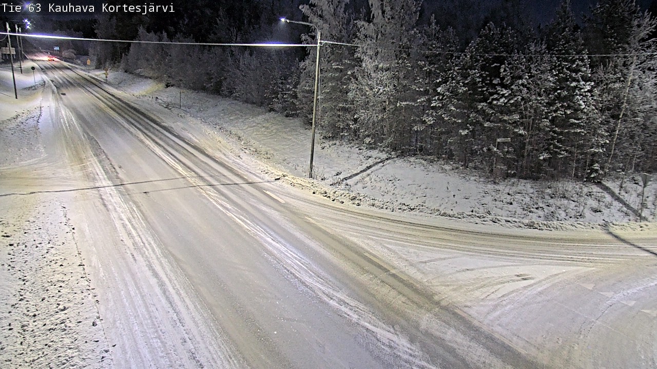 Weather Camera Image Road 63 Kauhava Kortesjärvi, Kauhava, Etelä-Pohjanmaa