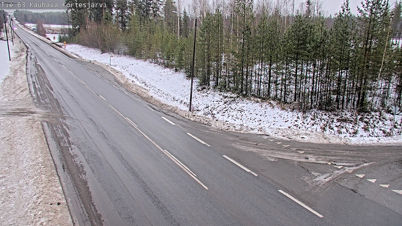 Weather Camera Image Road 63 Kauhava Kortesjärvi, Kauhava, Etelä-Pohjanmaa