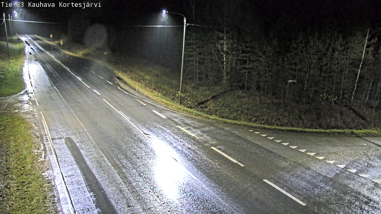 Weather Camera Image Road 63 Kauhava Kortesjärvi, Kauhava, Etelä-Pohjanmaa