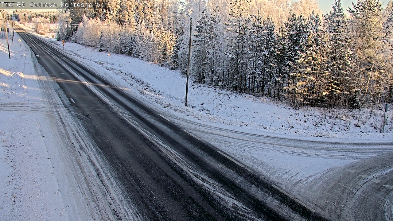 Weather Camera Image Road 63 Kauhava Kortesjärvi, Kauhava, Etelä-Pohjanmaa