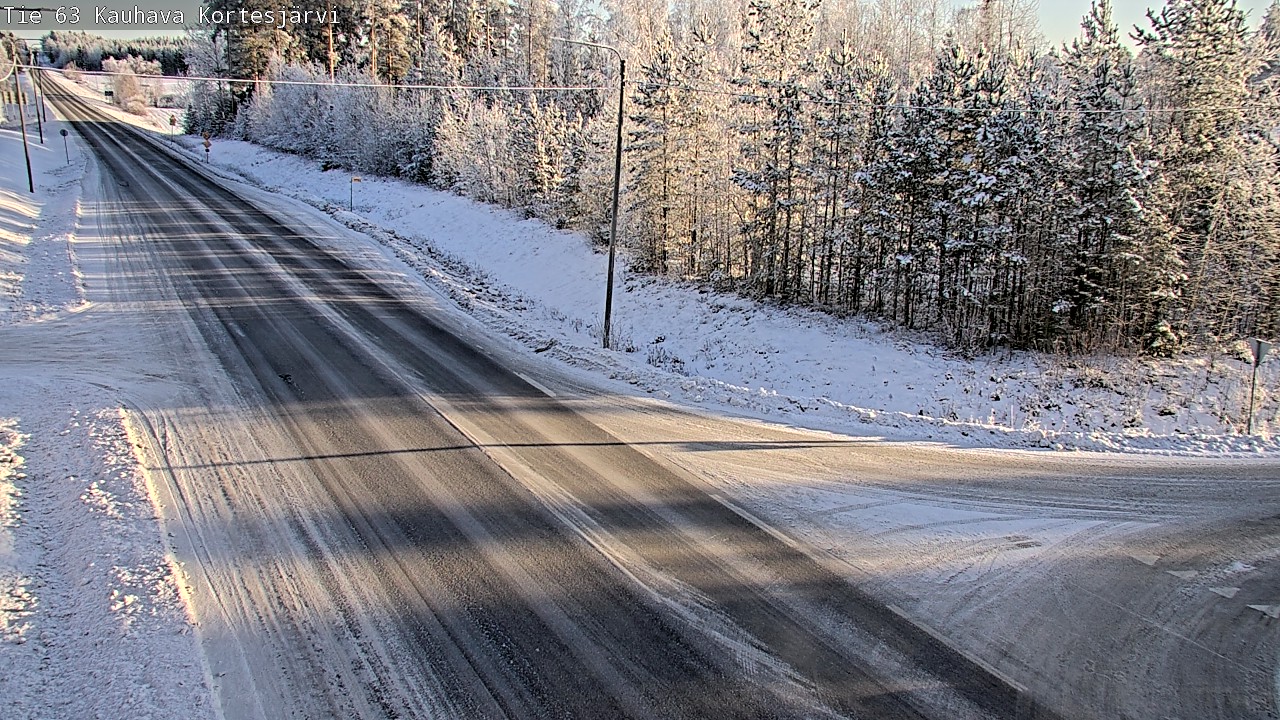 Weather Camera Image Väg 63 Kauhava Kortesjärvi, Kauhava, Etelä-Pohjanmaa