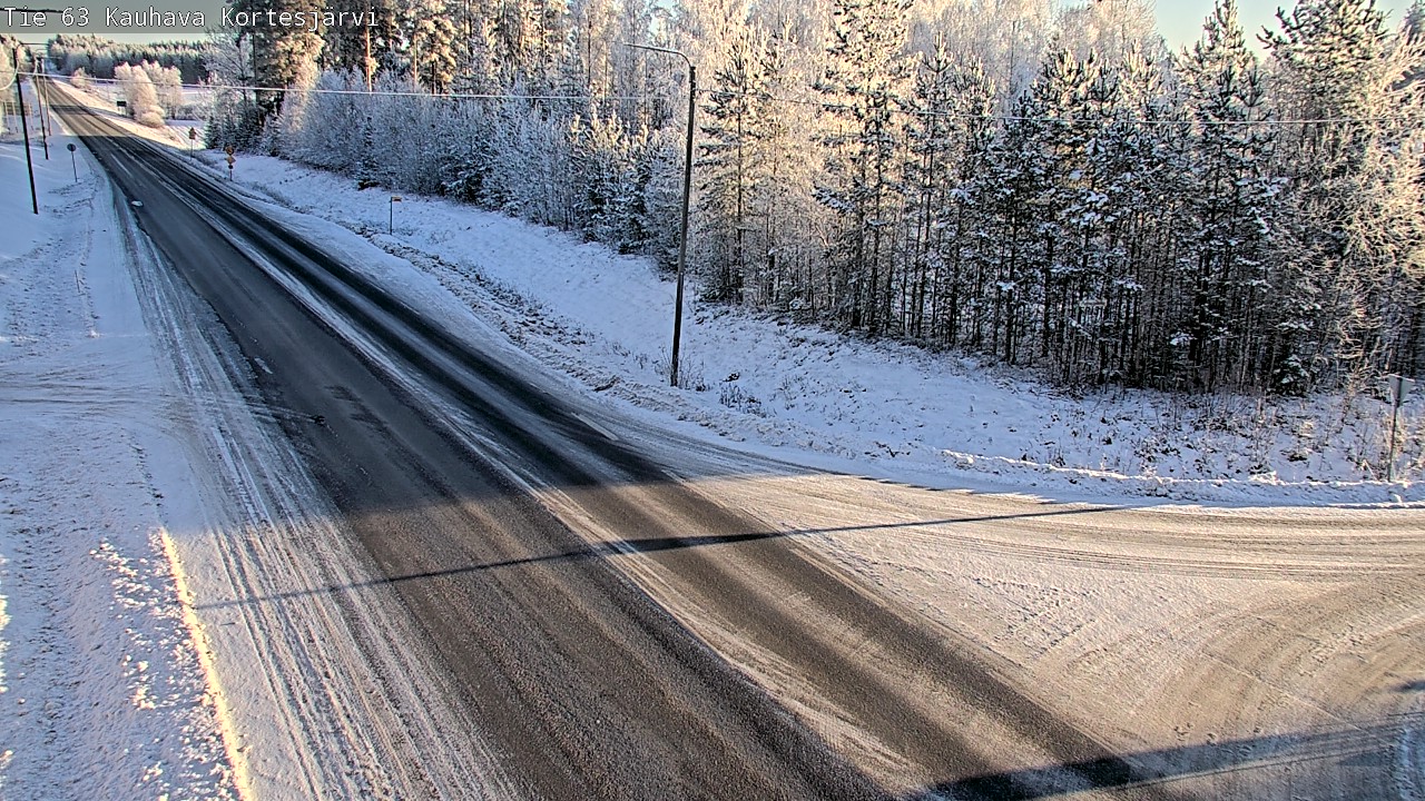 Weather Camera Image Road 63 Kauhava Kortesjärvi, Kauhava, Etelä-Pohjanmaa