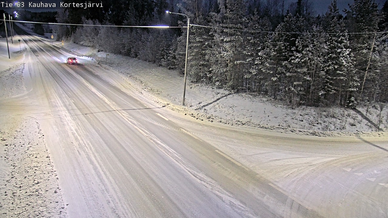 Weather Camera Image Väg 63 Kauhava Kortesjärvi, Kauhava, Etelä-Pohjanmaa