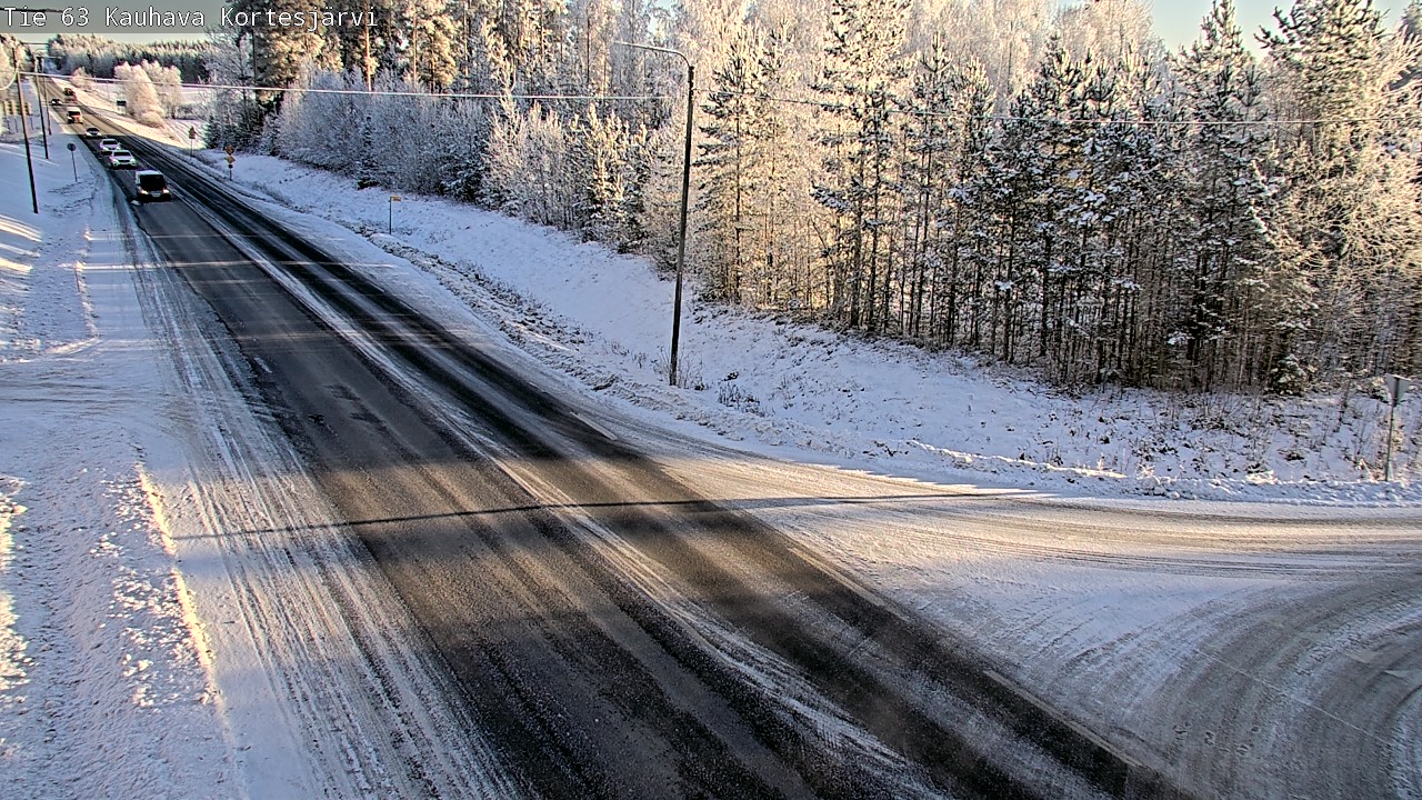 Weather Camera Image Road 63 Kauhava Kortesjärvi, Kauhava, Etelä-Pohjanmaa