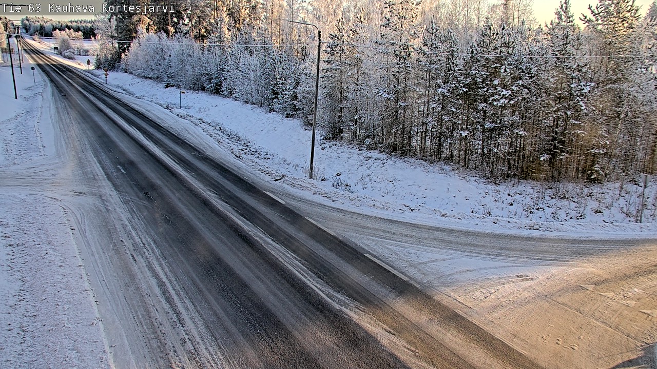 Weather Camera Image Väg 63 Kauhava Kortesjärvi, Kauhava, Etelä-Pohjanmaa