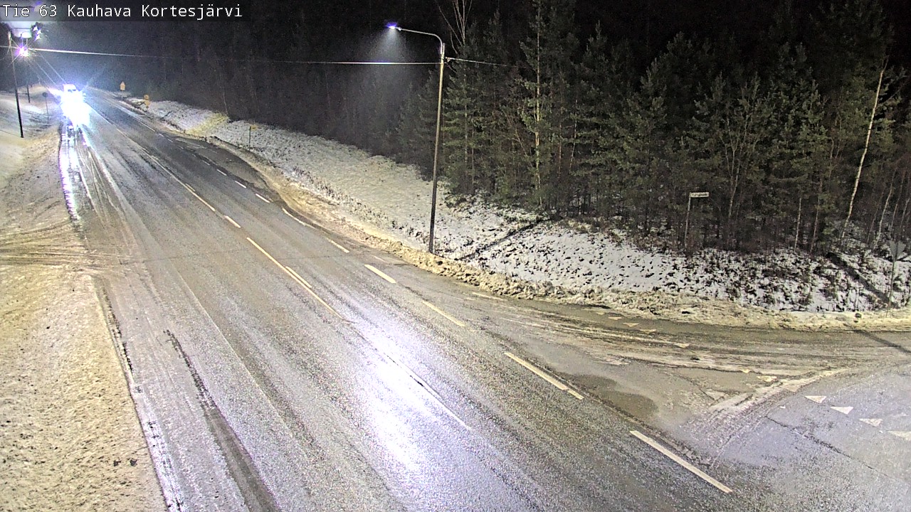 Weather Camera Image Road 63 Kauhava Kortesjärvi, Kauhava, Etelä-Pohjanmaa