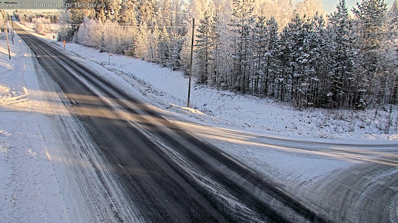 Weather Camera Image Road 63 Kauhava Kortesjärvi, Kauhava, Etelä-Pohjanmaa