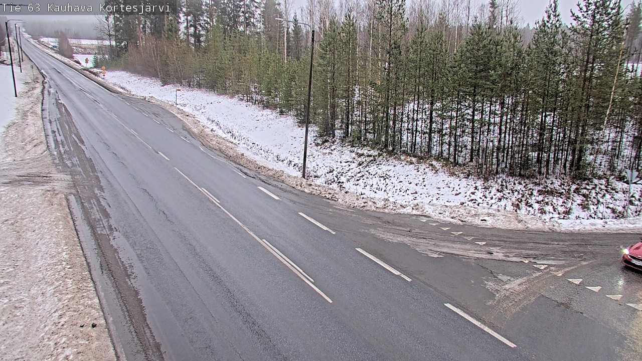 Weather Camera Image Road 63 Kauhava Kortesjärvi, Kauhava, Etelä-Pohjanmaa