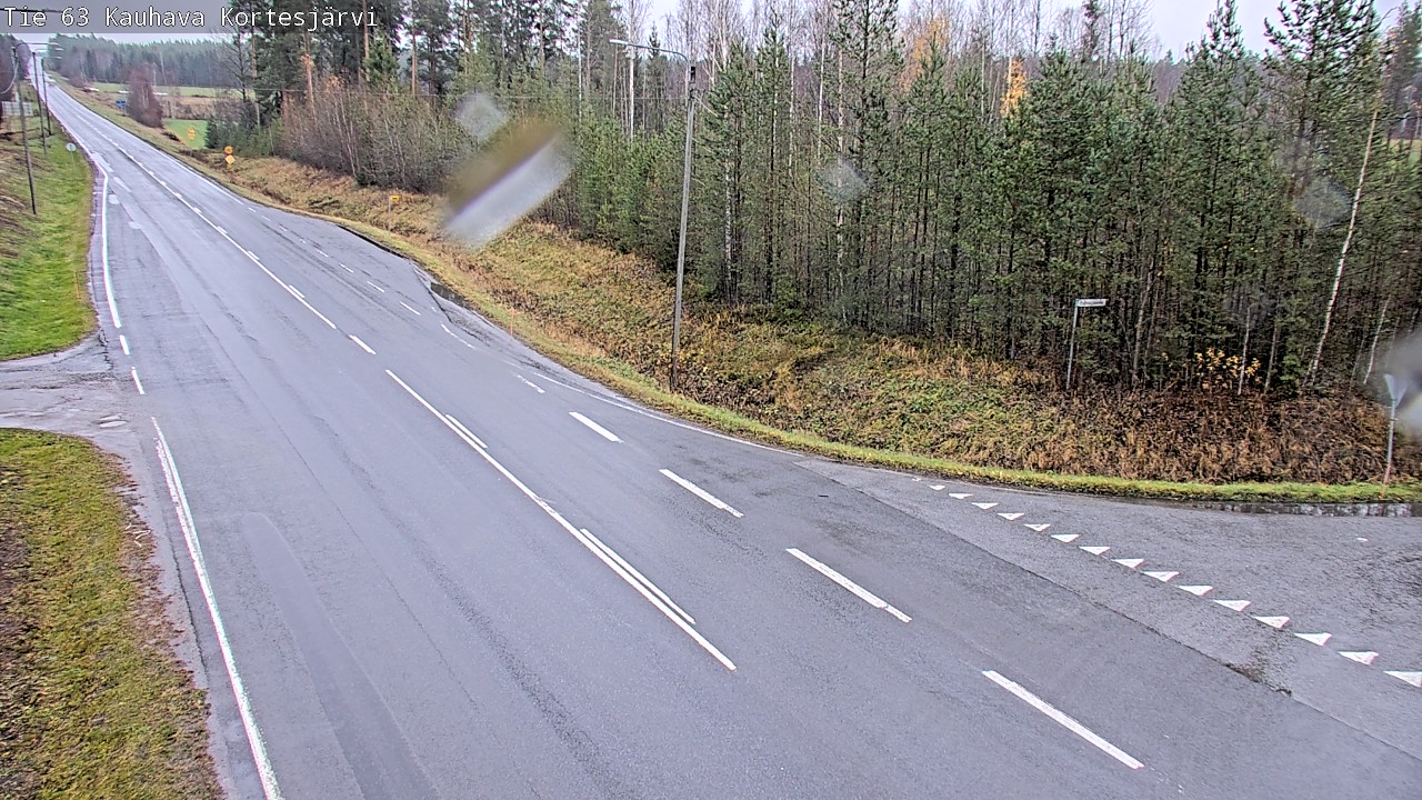 Weather Camera Image Road 63 Kauhava Kortesjärvi, Kauhava, Etelä-Pohjanmaa