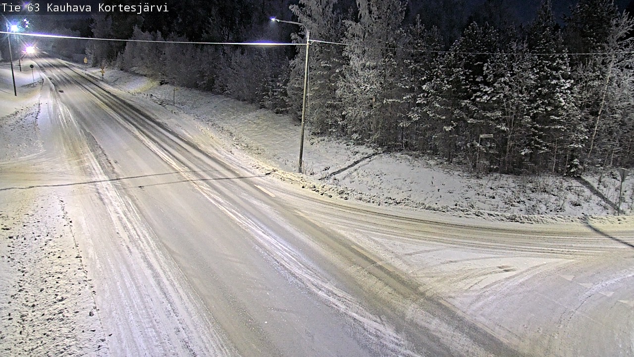 Weather Camera Image Road 63 Kauhava Kortesjärvi, Kauhava, Etelä-Pohjanmaa