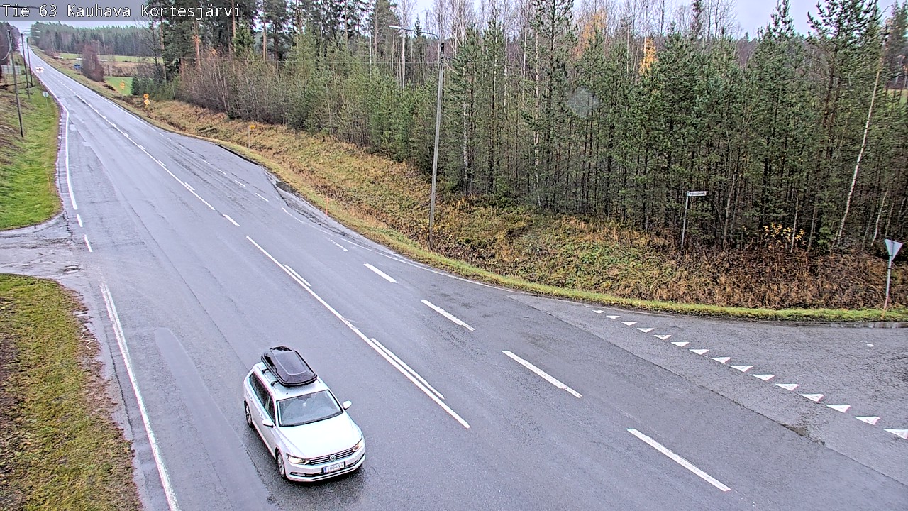 Weather Camera Image Road 63 Kauhava Kortesjärvi, Kauhava, Etelä-Pohjanmaa
