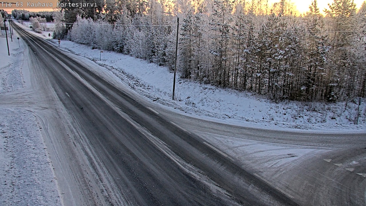 Weather Camera Image Väg 63 Kauhava Kortesjärvi, Kauhava, Etelä-Pohjanmaa