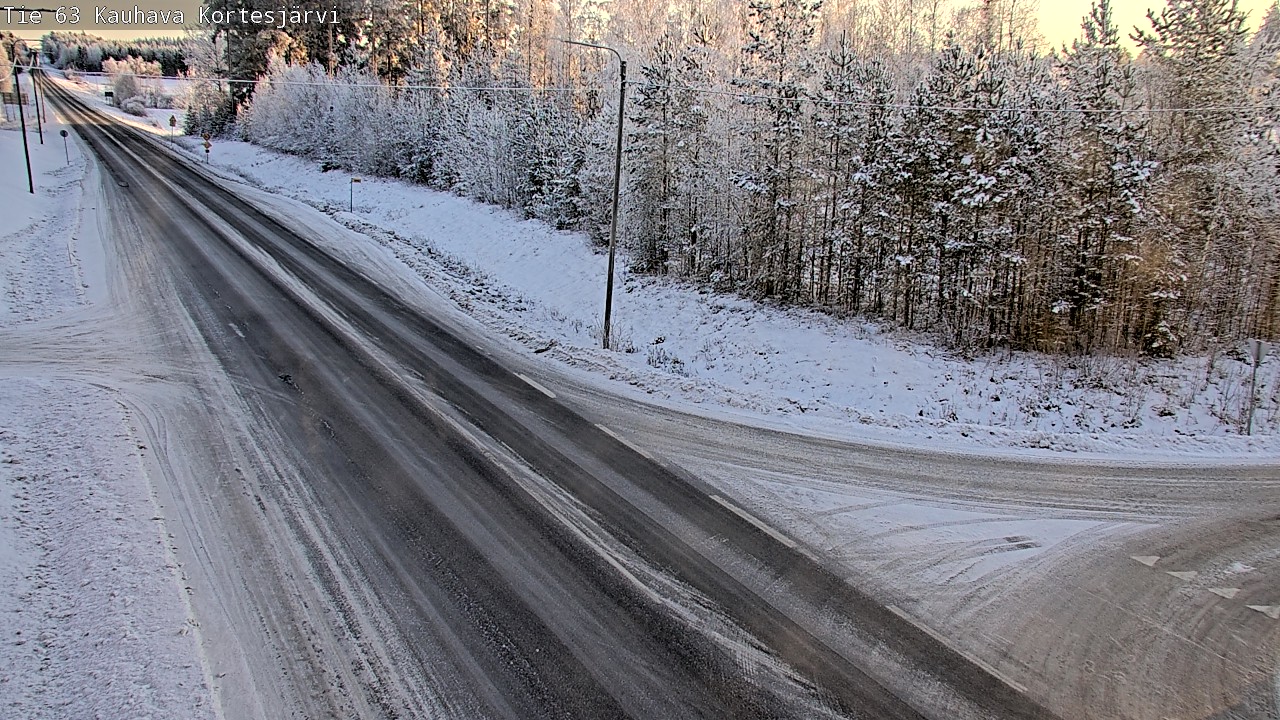 Weather Camera Image Väg 63 Kauhava Kortesjärvi, Kauhava, Etelä-Pohjanmaa