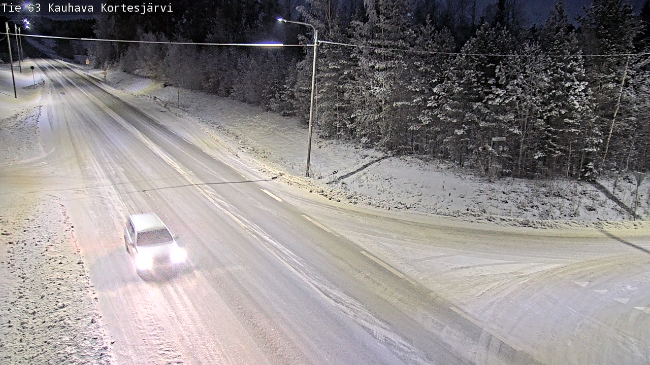Weather Camera Image Väg 63 Kauhava Kortesjärvi, Kauhava, Etelä-Pohjanmaa
