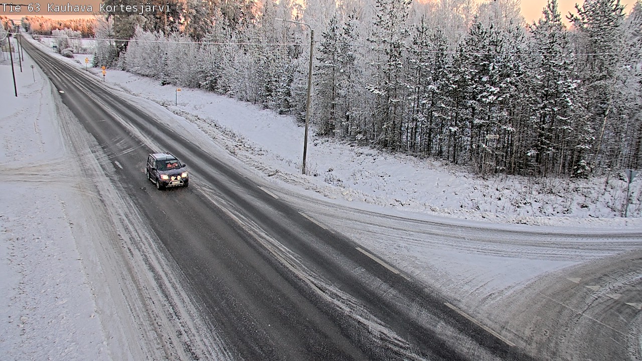Weather Camera Image Road 63 Kauhava Kortesjärvi, Kauhava, Etelä-Pohjanmaa