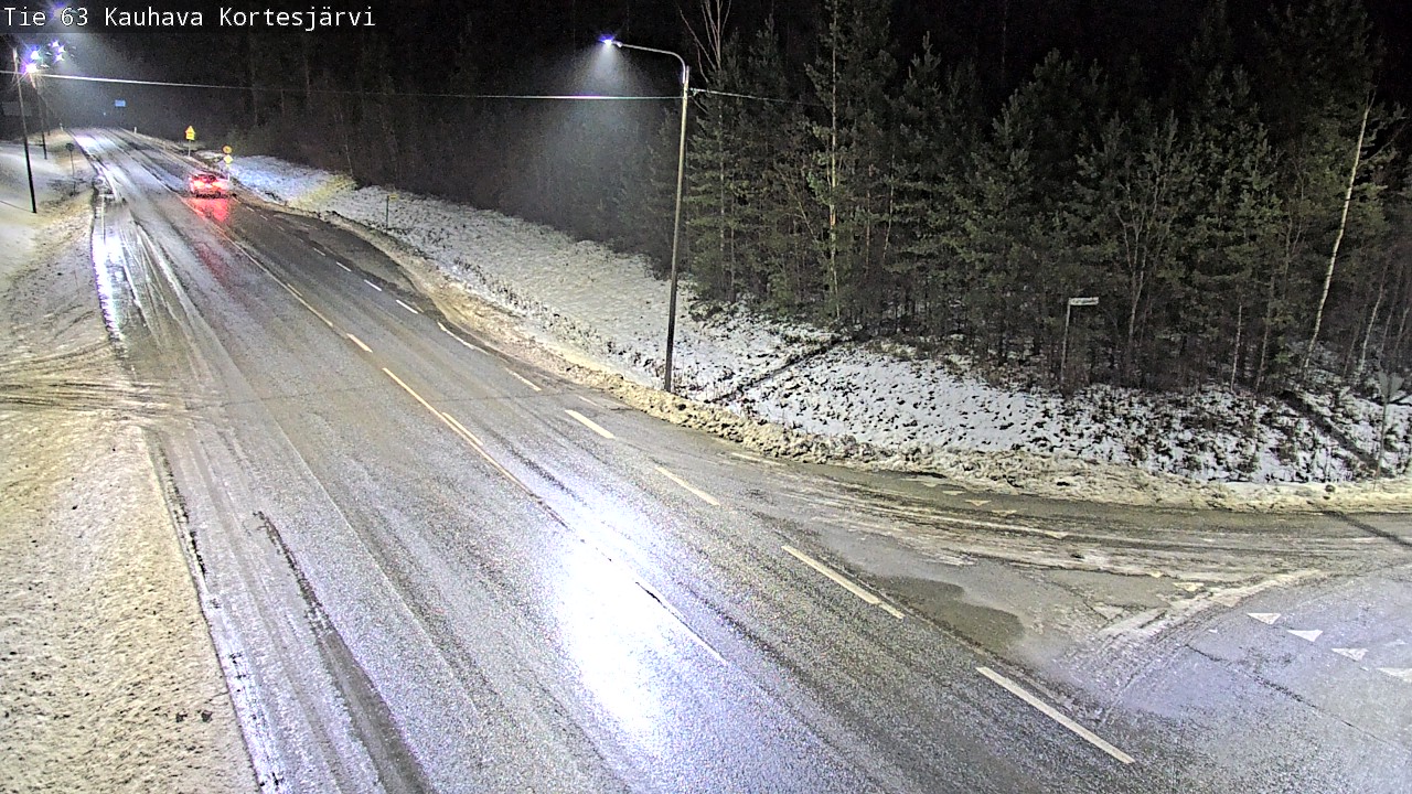 Weather Camera Image Road 63 Kauhava Kortesjärvi, Kauhava, Etelä-Pohjanmaa