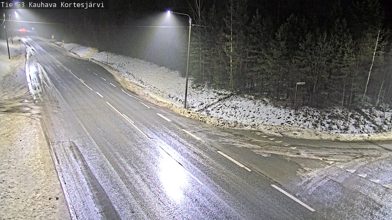 Weather Camera Image Road 63 Kauhava Kortesjärvi, Kauhava, Etelä-Pohjanmaa