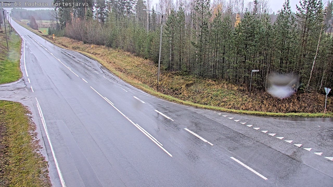 Weather Camera Image Road 63 Kauhava Kortesjärvi, Kauhava, Etelä-Pohjanmaa