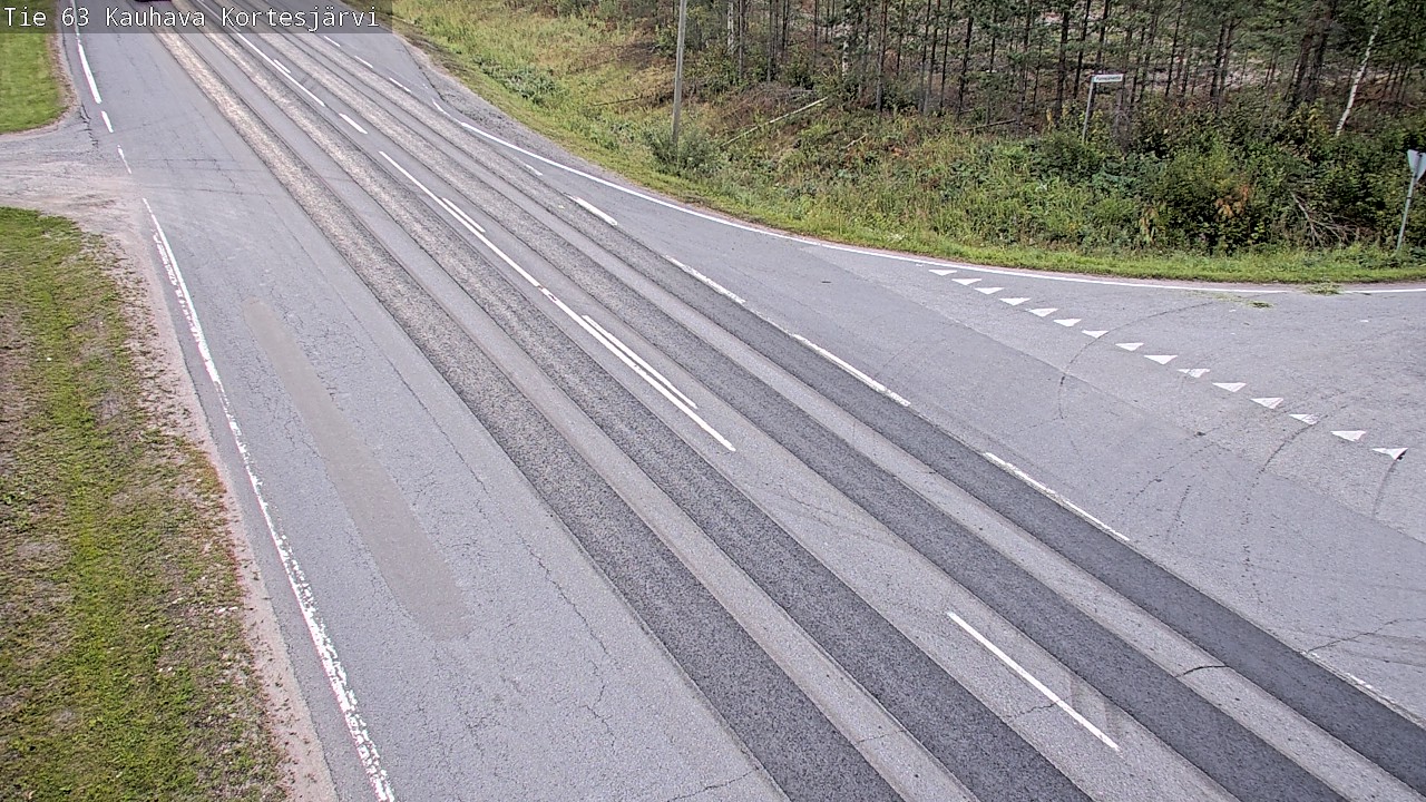Weather Camera Image Road 63 Kauhava Kortesjärvi, Kauhava, Etelä-Pohjanmaa