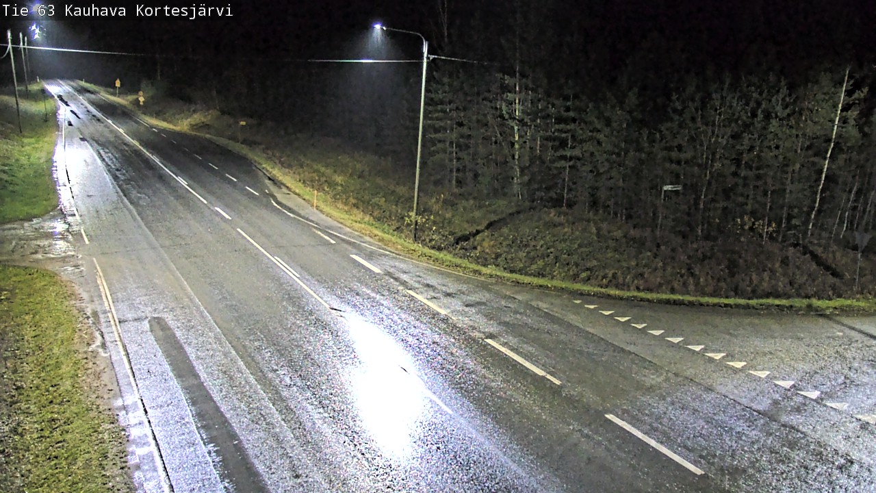 Weather Camera Image Road 63 Kauhava Kortesjärvi, Kauhava, Etelä-Pohjanmaa
