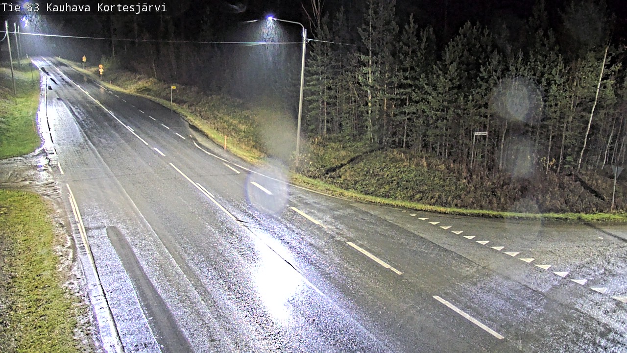 Weather Camera Image Road 63 Kauhava Kortesjärvi, Kauhava, Etelä-Pohjanmaa