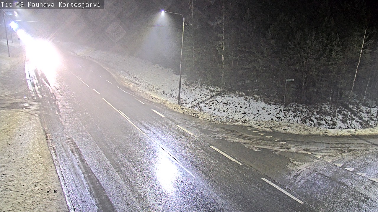 Weather Camera Image Road 63 Kauhava Kortesjärvi, Kauhava, Etelä-Pohjanmaa