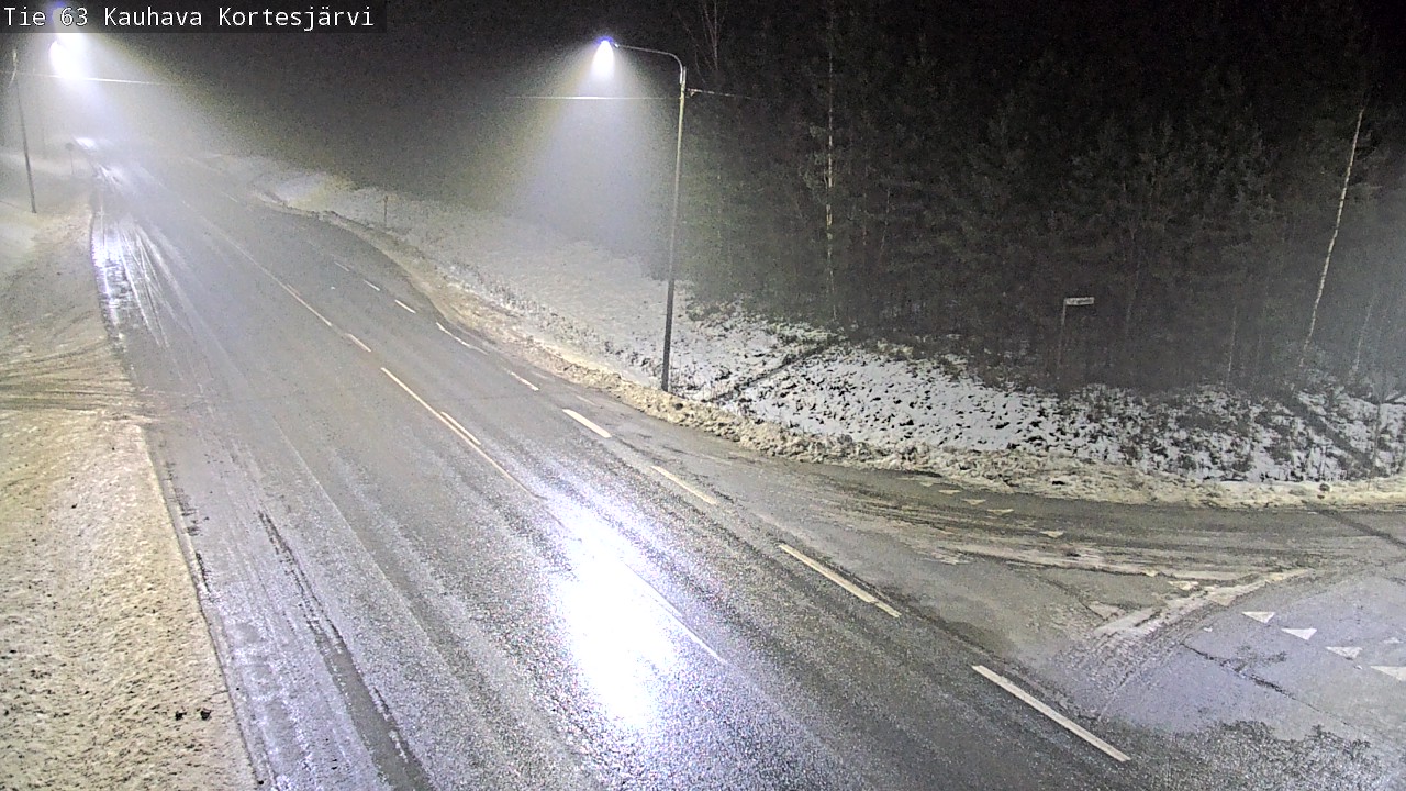 Weather Camera Image Road 63 Kauhava Kortesjärvi, Kauhava, Etelä-Pohjanmaa