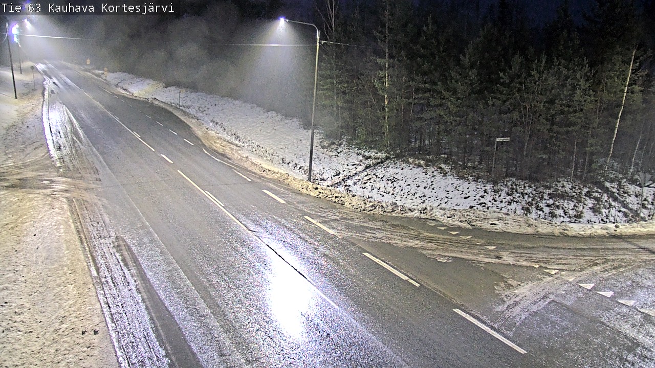 Weather Camera Image Road 63 Kauhava Kortesjärvi, Kauhava, Etelä-Pohjanmaa