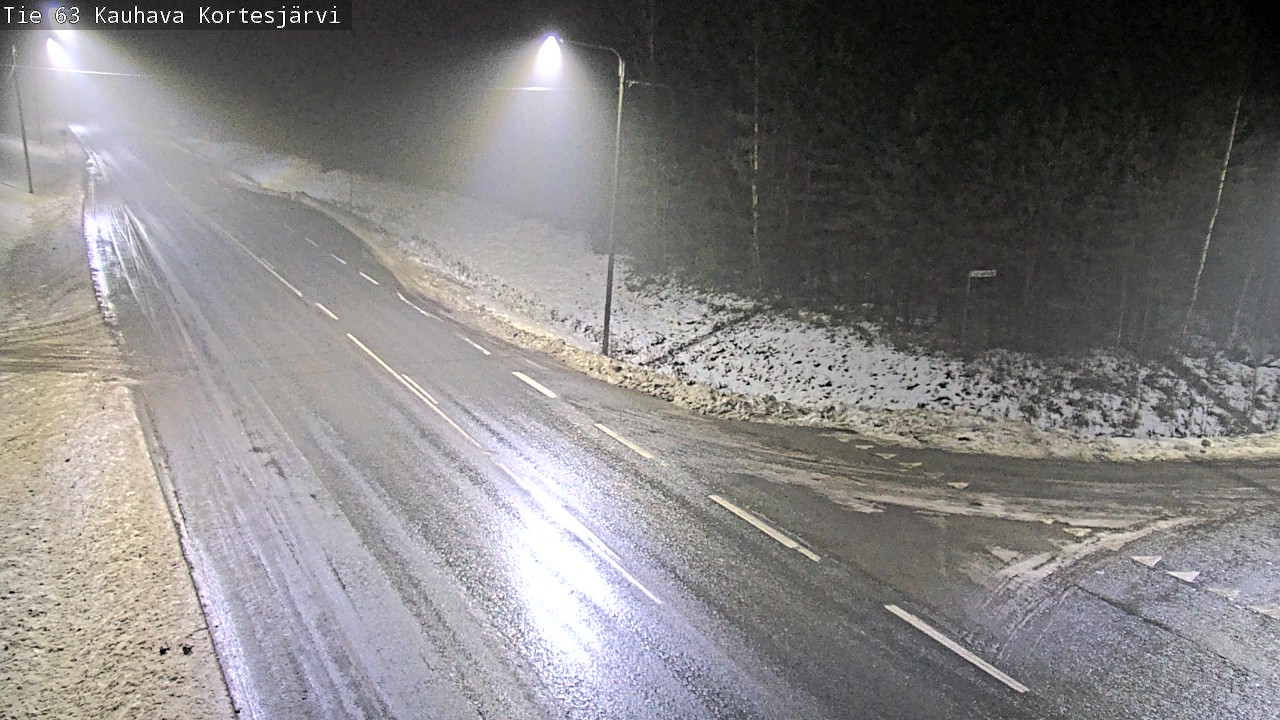 Weather Camera Image Road 63 Kauhava Kortesjärvi, Kauhava, Etelä-Pohjanmaa