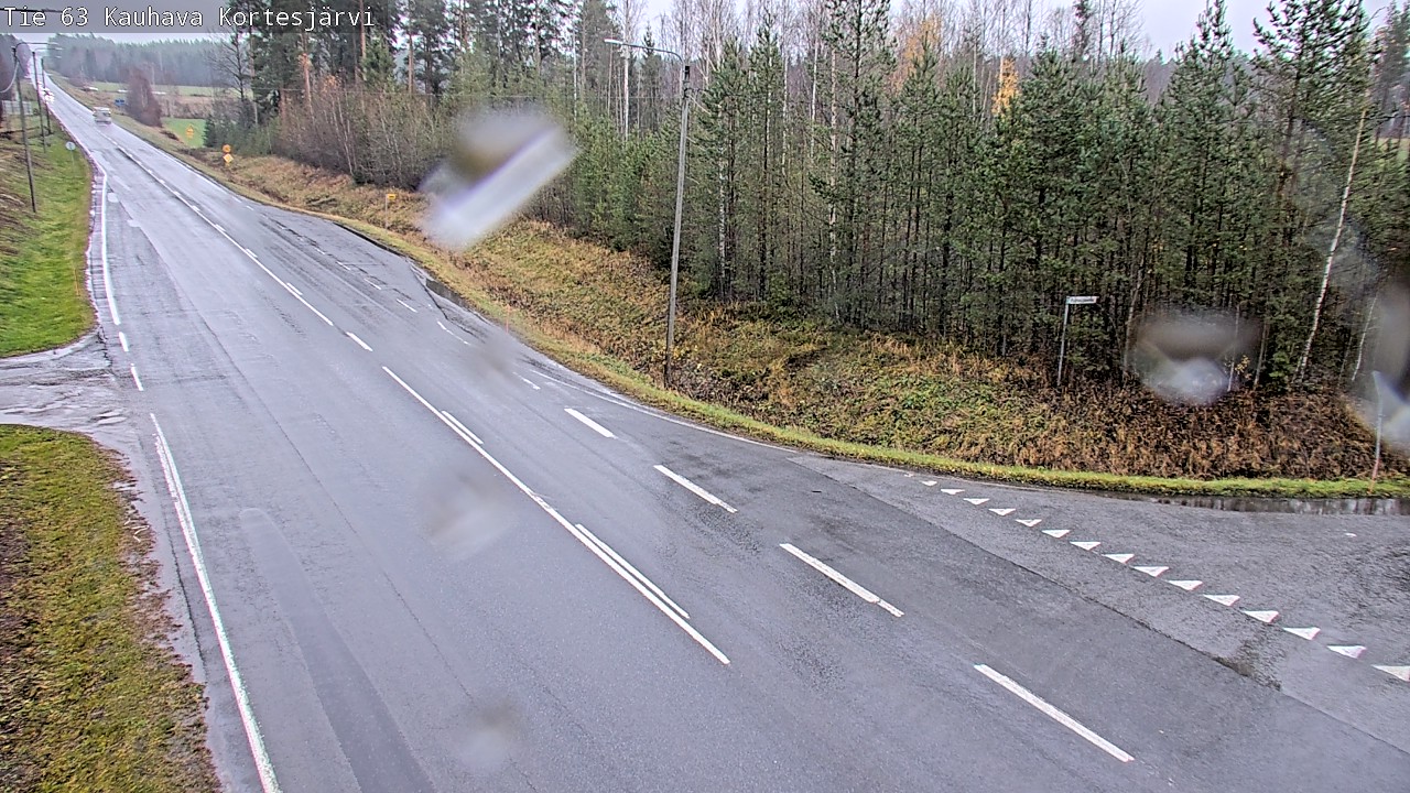 Weather Camera Image Road 63 Kauhava Kortesjärvi, Kauhava, Etelä-Pohjanmaa