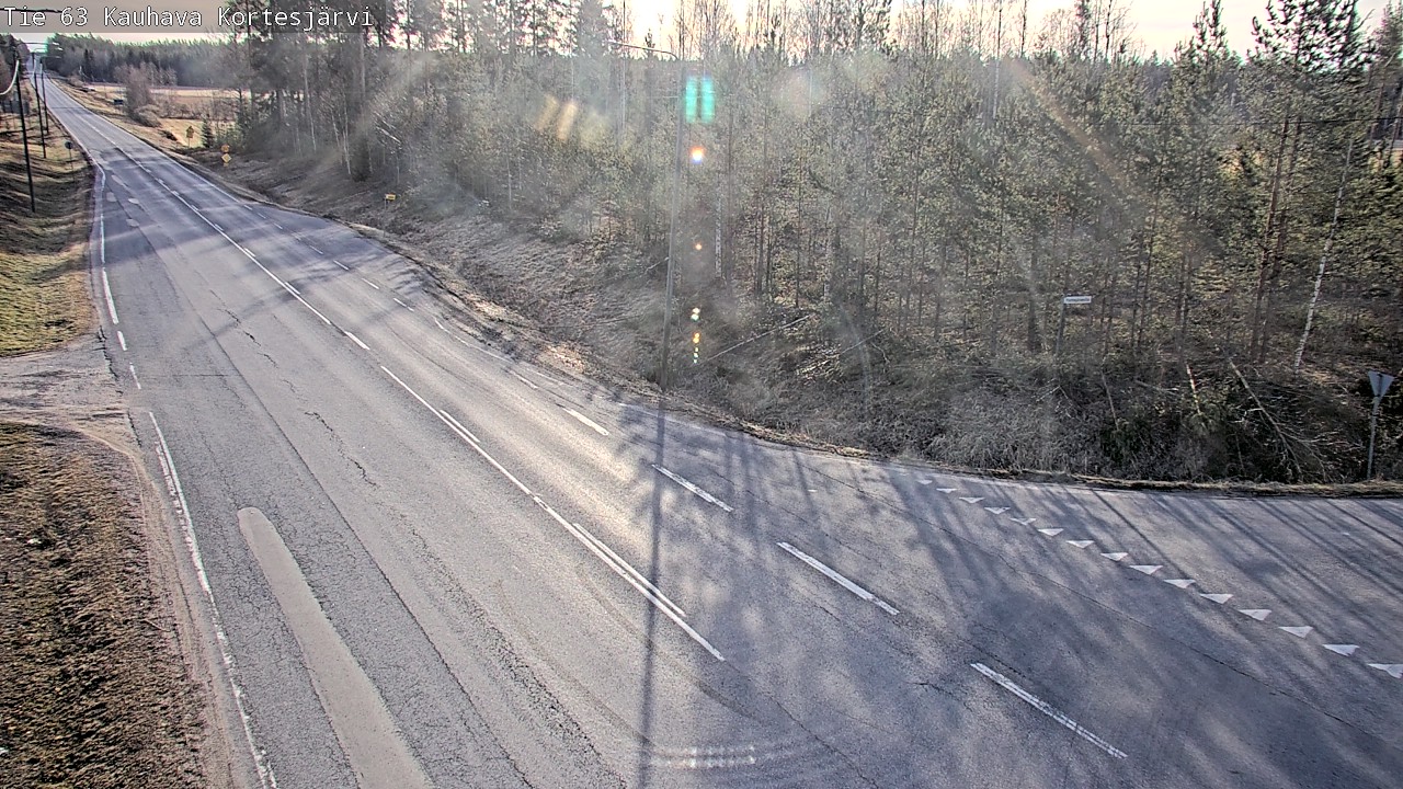 Weather Camera Image Väg 63 Kauhava Kortesjärvi, Kauhava, Etelä-Pohjanmaa