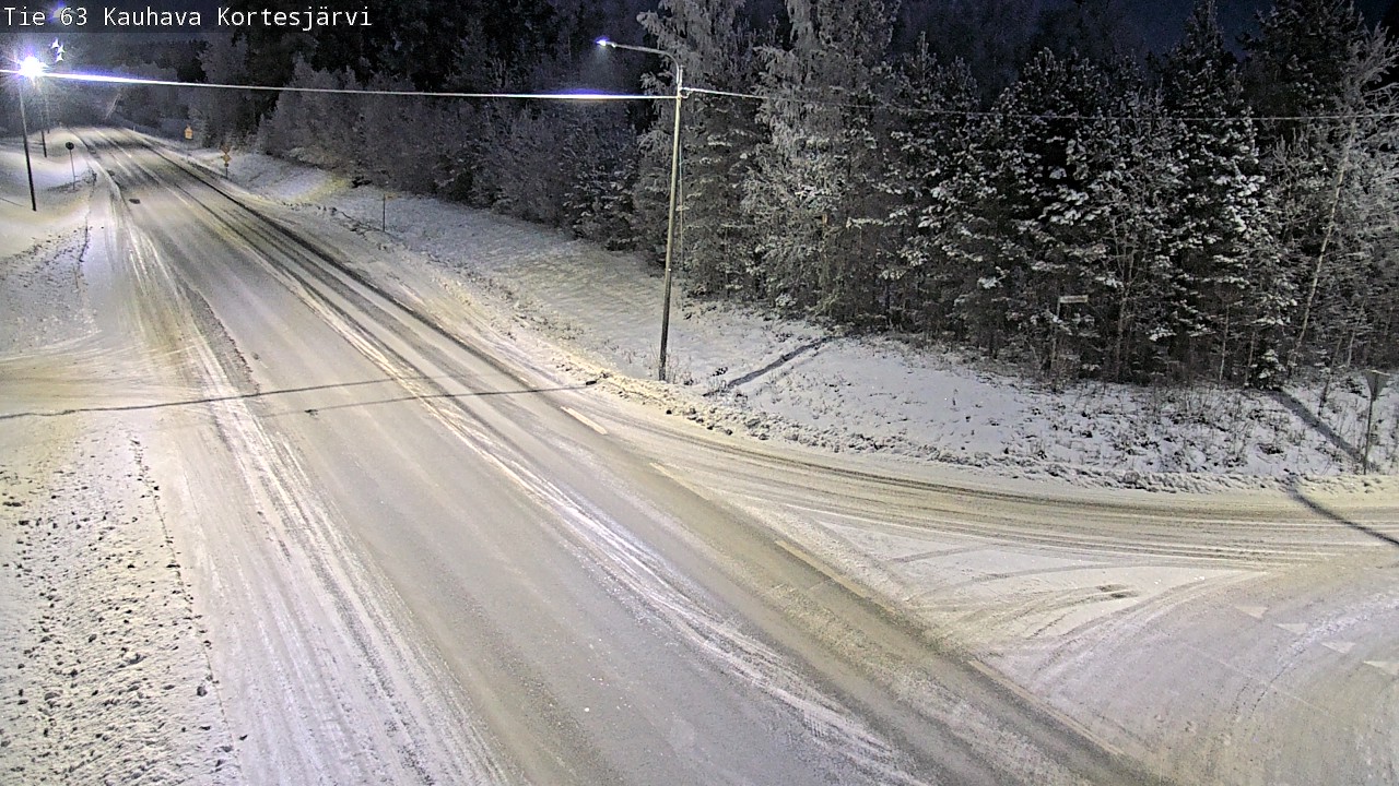 Weather Camera Image Road 63 Kauhava Kortesjärvi, Kauhava, Etelä-Pohjanmaa